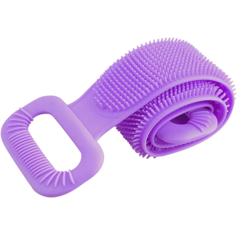 Silicone Back Scrubber for Shower Bath Body Brush, 30” Long Back Scratcher